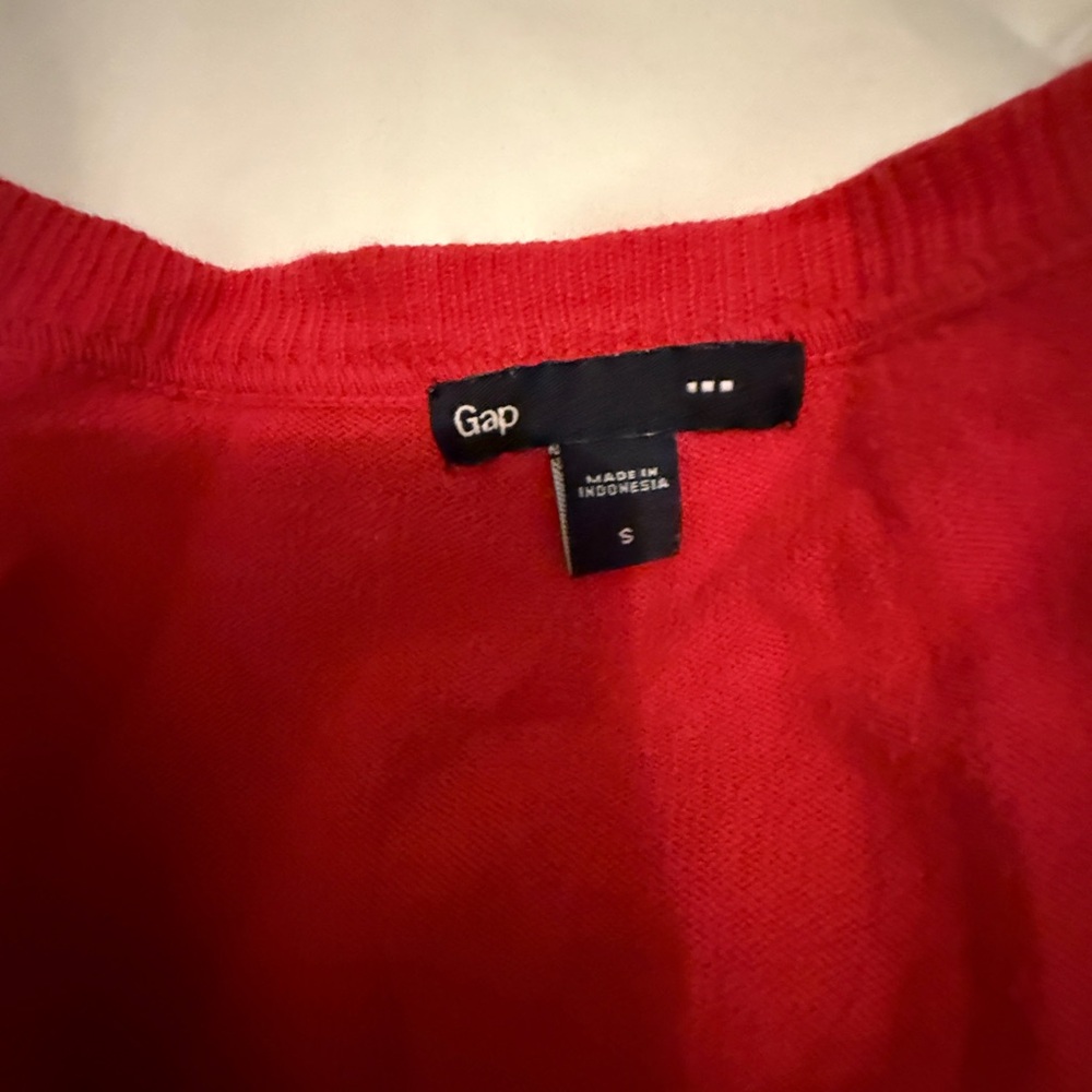 Pink Button-Up Women's Sweater - Picture 2 of 3